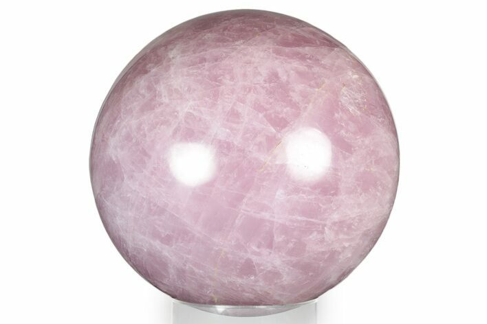 Huge, Polished Rose Quartz Sphere - Madagascar #339339